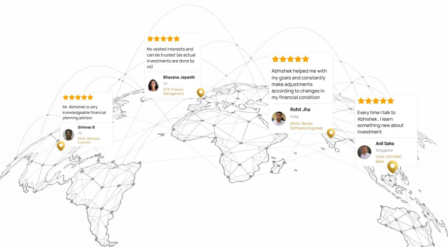 Client reviews from around the world